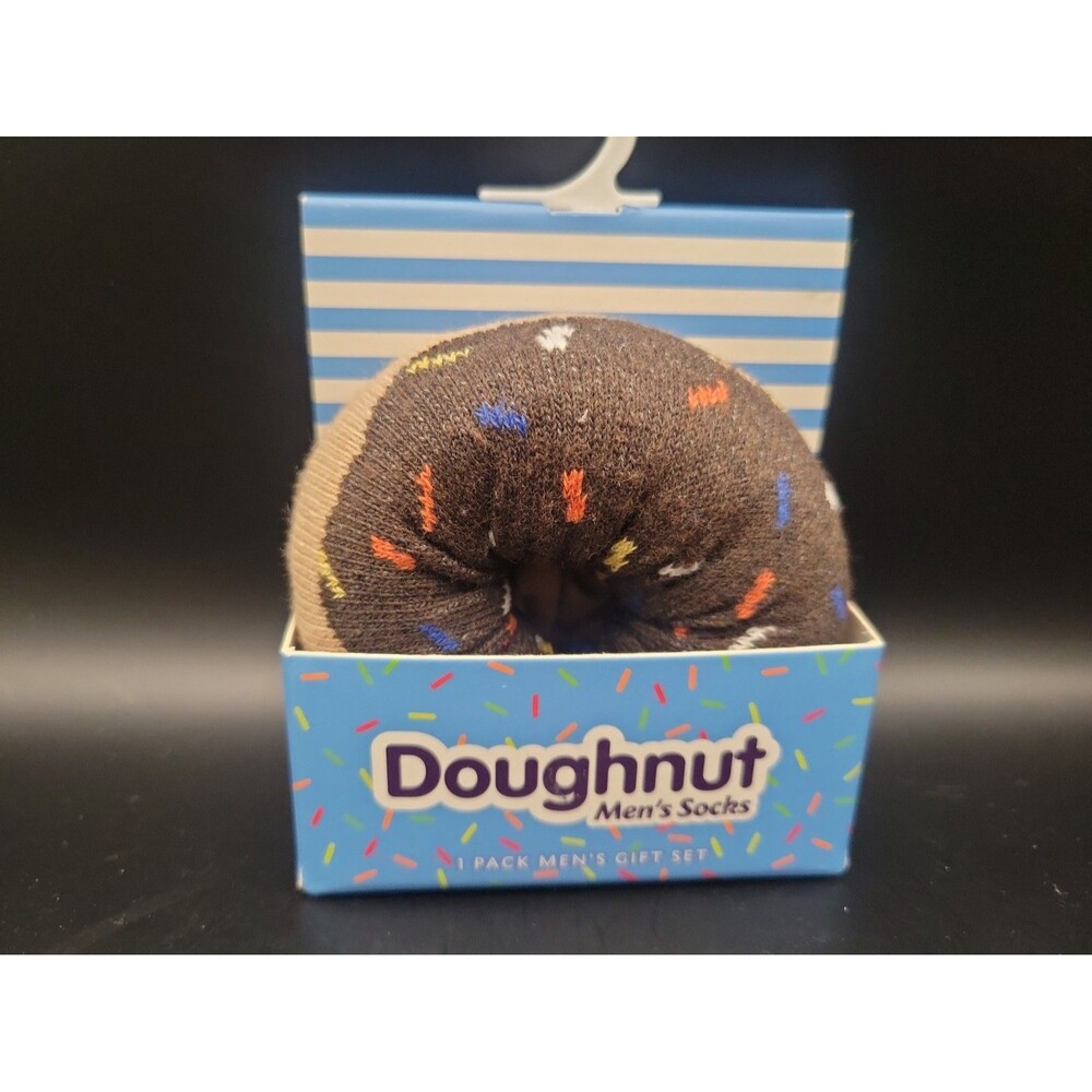 Sock Candy Donut Men's Socks Size 8-12 Men’s Crew New Tags